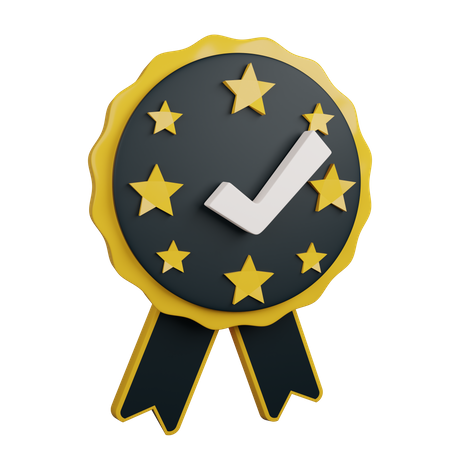 Star product badge  3D Icon