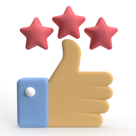 Star Rating  3D Icon