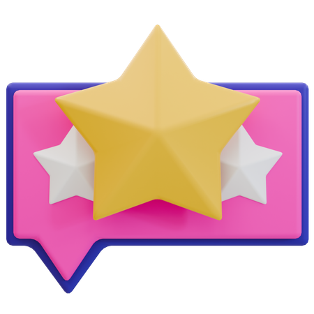 Star Rating Excellence  3D Icon