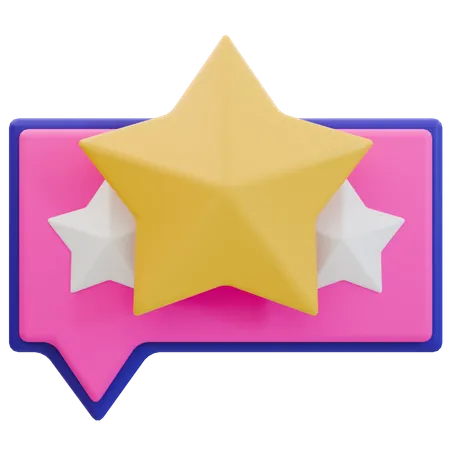 Star Rating Excellence  3D Icon