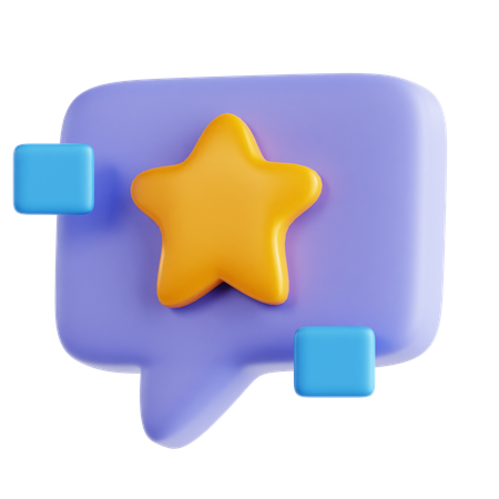 Star Review  3D Icon