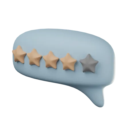 Star Review  3D Icon