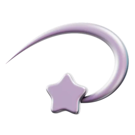 Star Rocket  3D Icon