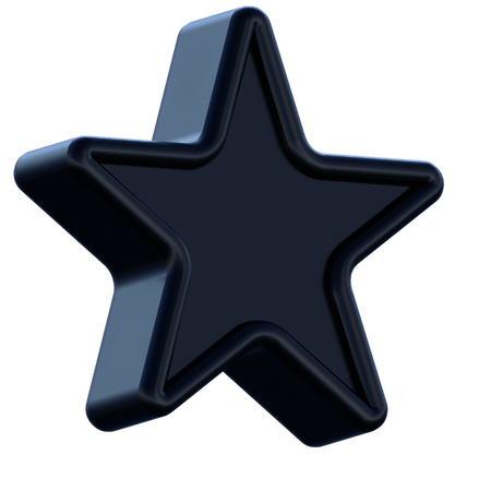 Star Shape  3D Icon