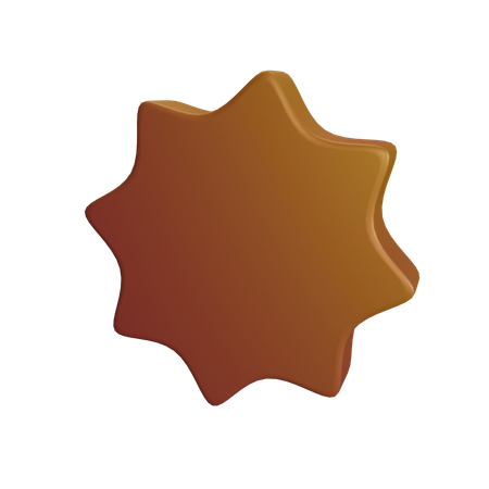 Star shape  3D Icon