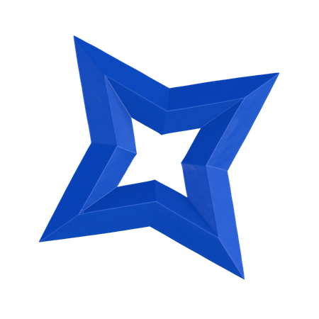 Star Shape  3D Icon