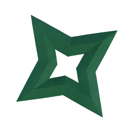 Star Shape  3D Icon