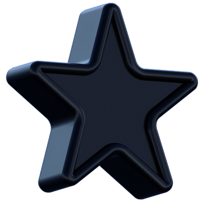 Star Shape  3D Icon