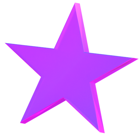 Star Shape  3D Icon