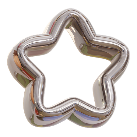 Star Shape Cookie Cutter  3D Icon