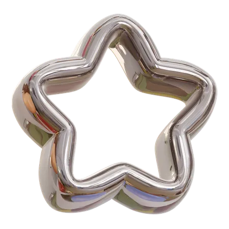 Star Shape Cookie Cutter  3D Icon