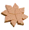 Star Shaped Cookie With Icing