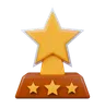 Star Shaped Trophy