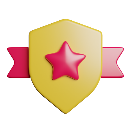 Star Shield  3D Icon