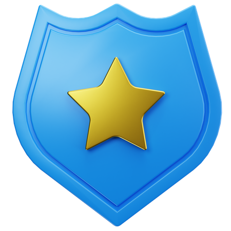 Star Shield  3D Icon