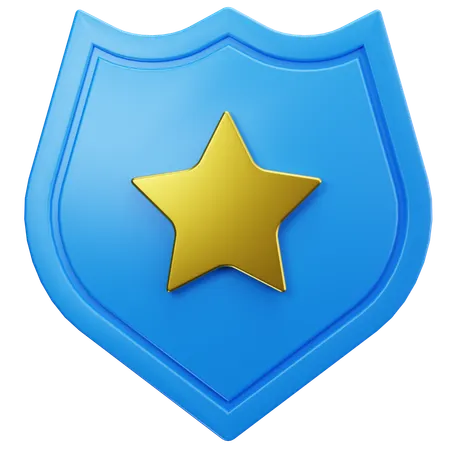 Star Shield  3D Icon