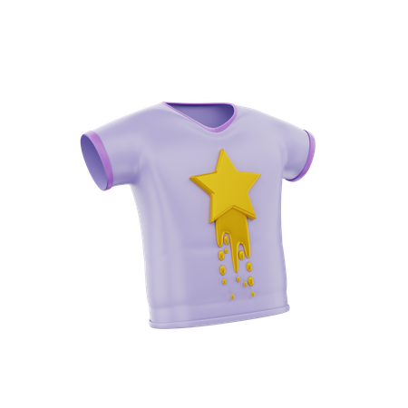 Star Shirt  3D Icon