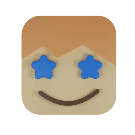 Star struck  3D Emoji