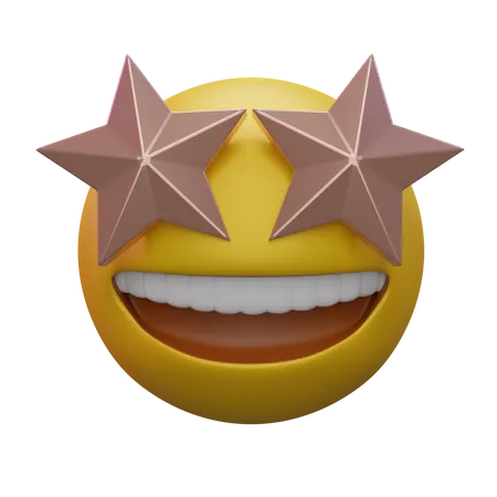 Star Struck  3D Icon