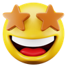 free star struck emoji design assets