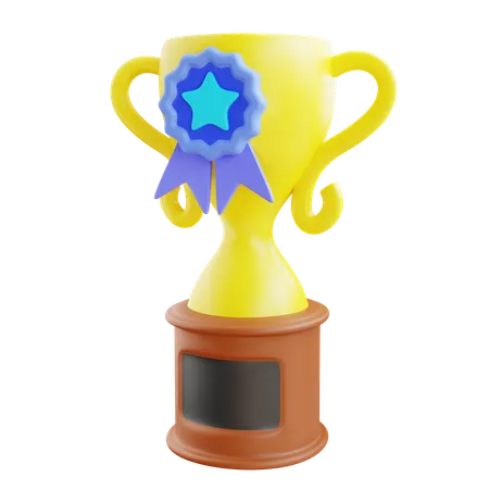 3 D Render Trophy Cup 3D Icon