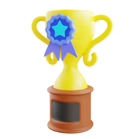 Star Trophy  3D Icon