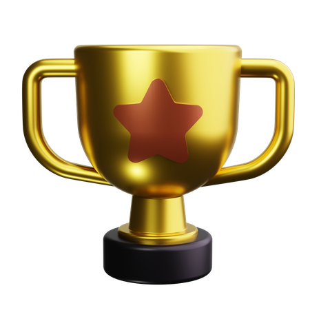 Star Trophy  3D Icon