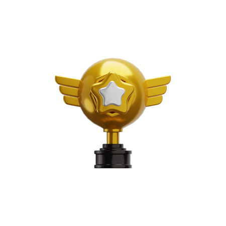 Star Trophy  3D Icon