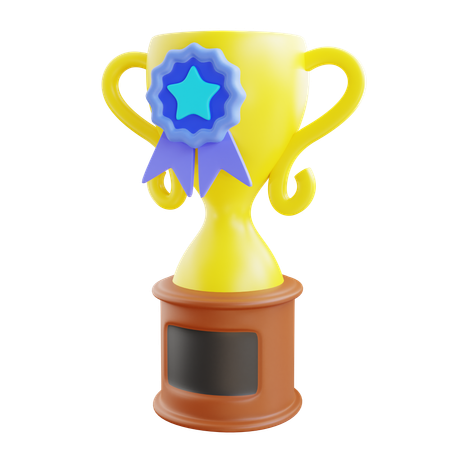 Star Trophy  3D Icon