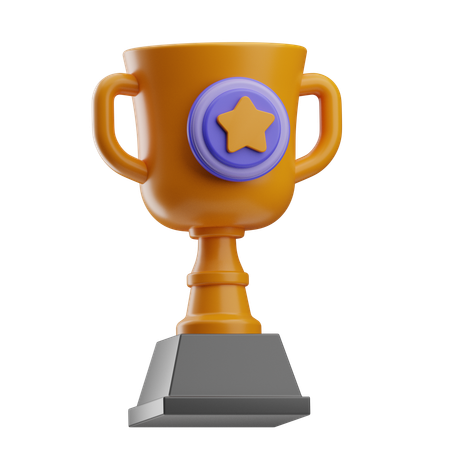 Star Trophy  3D Icon