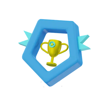 Star Trophy  3D Icon