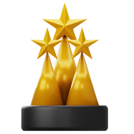 Star Trophy  3D Icon