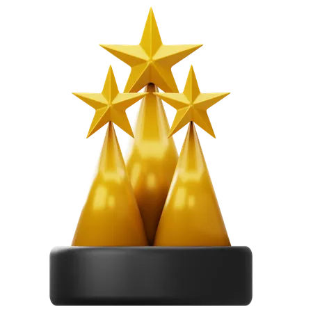 Star Trophy  3D Icon