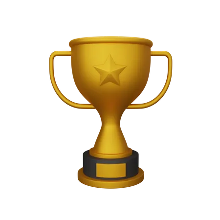 Star Trophy  3D Icon