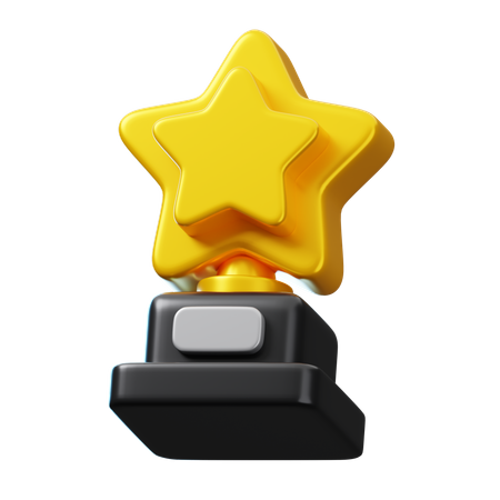 Star Trophy  3D Icon