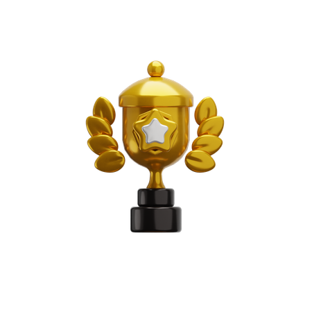Star Trophy  3D Icon
