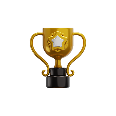 Star Trophy  3D Icon