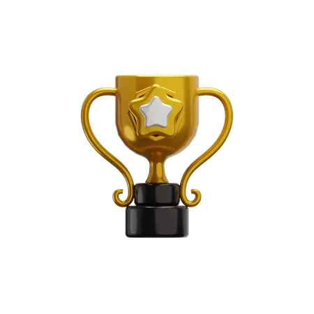 Star Trophy  3D Icon