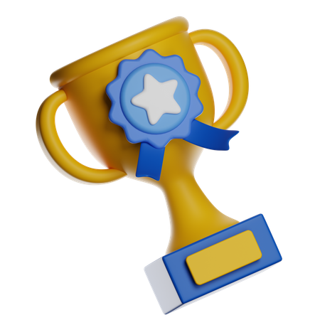 Star Trophy  3D Icon