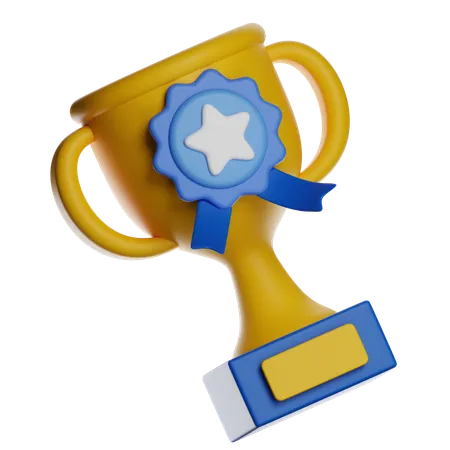 Star Trophy  3D Icon