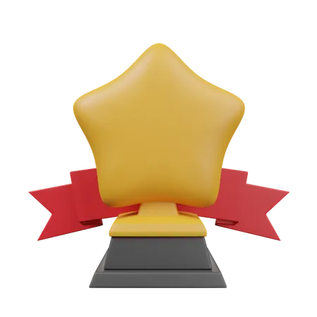 Star Trophy  3D Icon