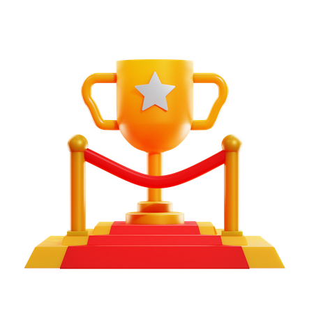 Star Trophy  3D Icon