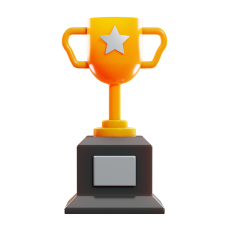 Star Trophy  3D Icon