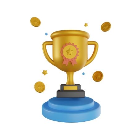 Star Trophy  3D Icon