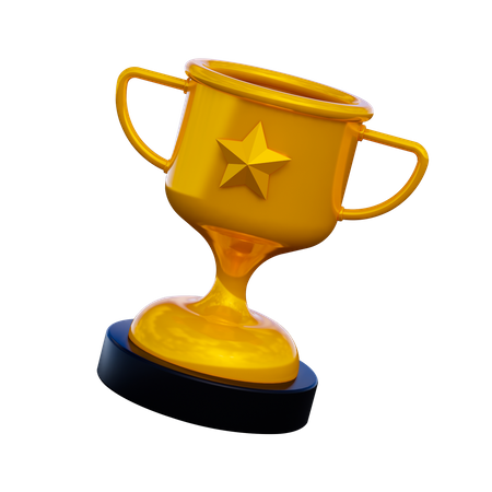 Star Trophy  3D Illustration