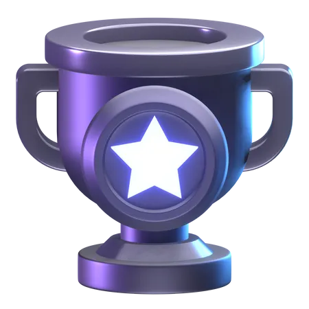 Star Trophy  3D Illustration