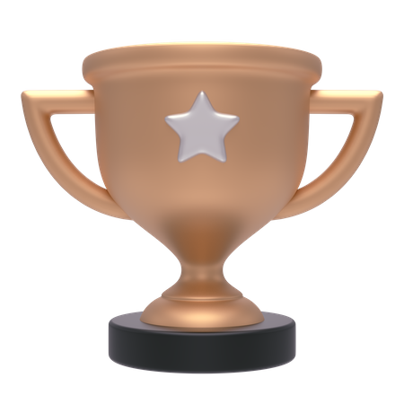 Star Trophy 3D Illustration