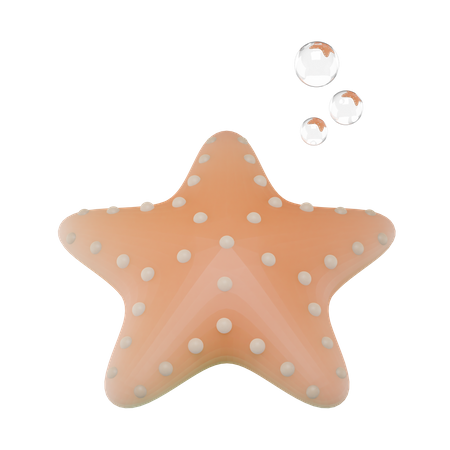 Starfish 3D Illustration