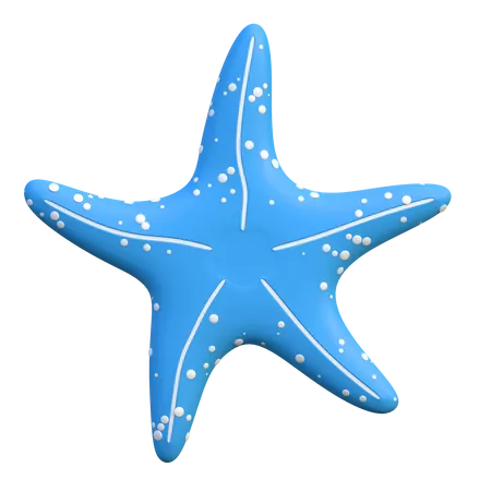 Sea Starfish Icon Summer Beach Holiday 3 D Illustration 3D Icon