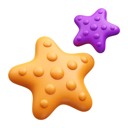 Starfish 3 D Illustration Icon 3D Icon